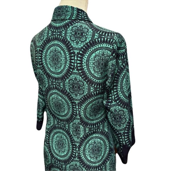 The Limited Teal and Navy Shirt Dress | XS | EUC - Picture 7 of 8